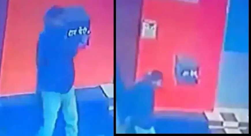 Sitaramdera Theft: थाने के बगल में मंदिर का ताला टूटा, सीसीटीवी में कैद हुई चोर की करतूत, तीन दान पेटियां साफ कर ले गया बदमाश