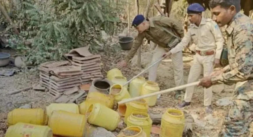 Chakulia Strike: चाकुलिया पुलिस ने ध्वस्त की अवैध शराब भट्ठियां, महुआ और उपकरणों का किया खात्मा, नगर पंचायत चुनाव से पहले माफियाओं में मचा हड़कंप