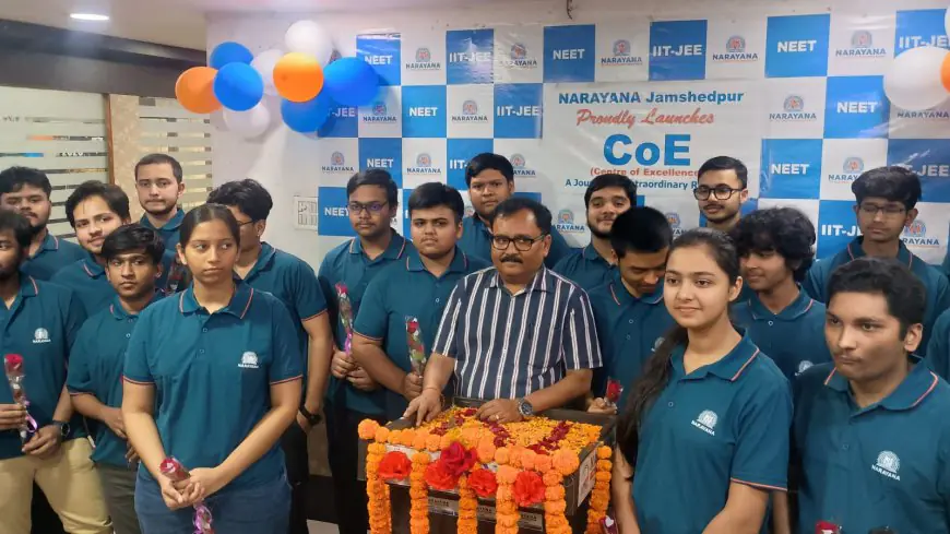 JEE Main Result : नारायणा जमशेदपुर के मुकुल महतो बने कोल्हान टॉपर, JEE Main 2026 में संस्थान का महाधमाका, 108 छात्रों ने पार किया 90 परसेंटाइल का जादुई आंकड़ा