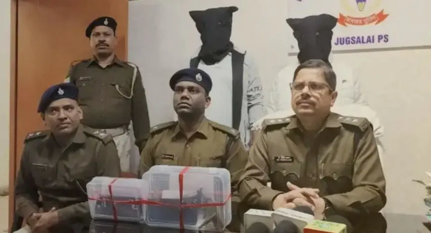Jugsalai Arrest: खरकई ब्रिज पर अपराधी मनीष सिंह गैंग की बड़ी साजिश नाकाम, हथियार के साथ रोशन और दीपक गिरफ्तार