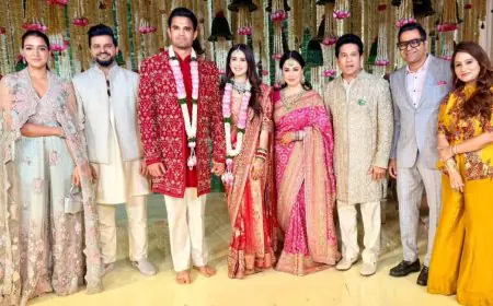 Arjun Tendulkar Wedding: अर्जुन तेंदुलकर और सानिया चंदोक की ग्रैंड शादी, मुंबई के टाइकून की पोती बनीं सचिन की बहू