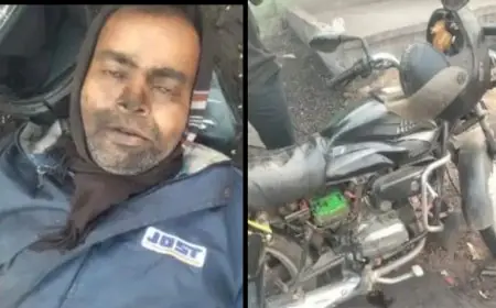 Kandra Accident : कांड्रा में ड्यूटी जा रहे युवक को अज्ञात वाहन ने रौंदा, पैर के उड़े परखच्चे, कालिया ढाबा के पास मचा कोहराम
