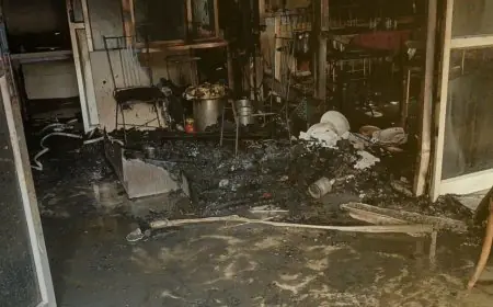 Chaibasa Blast :  चाईबासा के मधु बाजार में आधी रात को भीषण अग्निकांड, रेस्टोरेंट जलकर राख, 20 लाख का नुकसान