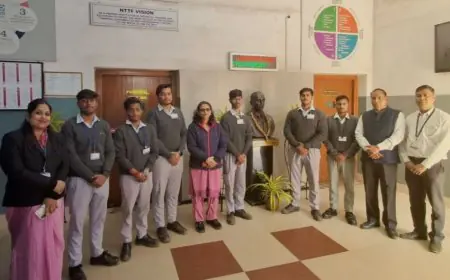 NTTF Placement:  गोलमुरी NTTF के 6 छात्रों का जापानी रोबोटिक्स कंपनी 'फानुक' में चयन, 5 लाख का शानदार पैकेज