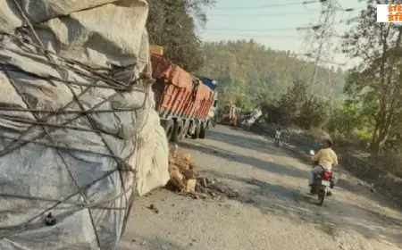 Chatra Accident: चतरा की संघरी घाटी में कंटेनर पलटा, पीछे से भिड़े 6 हाईवा, एक की मौत और मुख्य मार्ग जाम