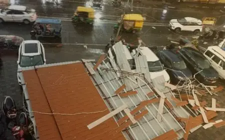 Ranchi Rain :  रांची में अचानक मौसम का तांडव, कडरू में बार का भारी रूफ टॉप उखड़ा, बाल-बाल बचे राहगीर