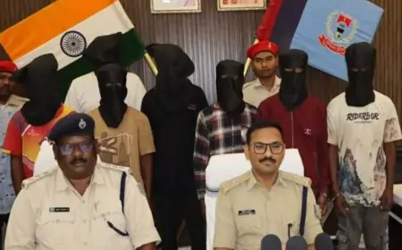 Simdega Raid: सिमडेगा में पीएलएफआई के 9 उग्रवादी गिरफ्तार, सड़क निर्माण कंपनी के कैंप पर आगजनी और लेवी की थी बड़ी प्लानिंग