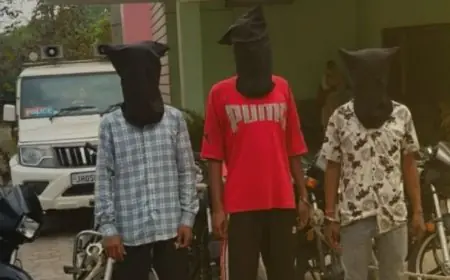 Golmuri Raid : जमशेदपुर में शातिर वाहन चोरों का अंत, सीसीटीवी ने खोला 5 बाइकों का राज, गोलमुरी पुलिस ने बिछाया जाल