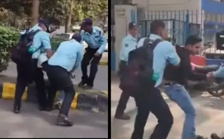 TMH Assault : बिष्टुपुर के टीएमएच अस्पताल गेट पर सुरक्षाकर्मियों की गुंडागर्दी, हेलमेट के विवाद में मरीज के परिजन को लहूलुहान किया, वीडियो वायरल