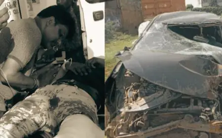 Bahragora Accident : बहरागोड़ा में कोहरे और रफ्तार का तांडव, खड़े टैंकर में घुसी कार, गंभीर युवक कटक रेफर