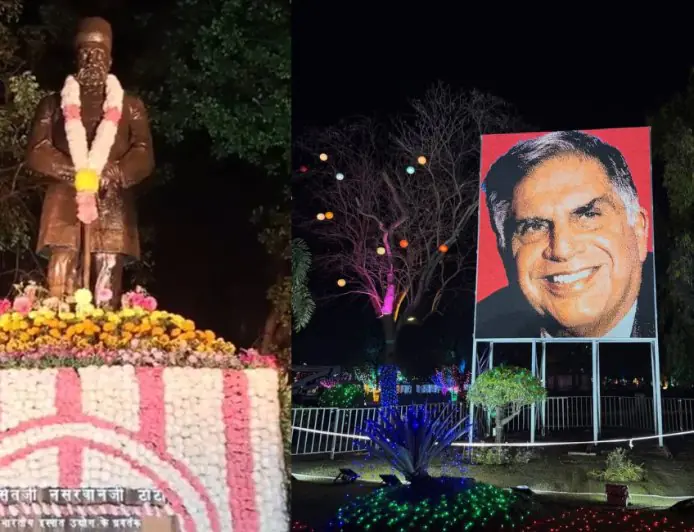 JN Tata Birthday Celebration : जुबिली पार्क में रोशनी का जादू! टाटा जयंती पर ऐतिहासिक नज़ारा