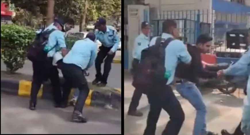 TMH Assault : बिष्टुपुर के टीएमएच अस्पताल गेट पर सुरक्षाकर्मियों की गुंडागर्दी, हेलमेट के विवाद में मरीज के परिजन को लहूलुहान किया, वीडियो वायरल