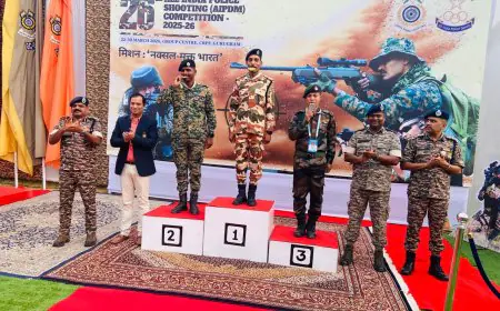 Mango Achievement: जमशेदपुर के लाल मोहम्मद हसीब का ऑल इंडिया पुलिस शूटिंग में जलवा, चौथी बार जीता गोल्ड मेडल, मानगो में जश्न का माहौल