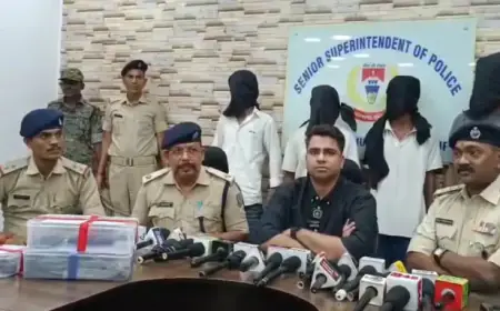 Sitaramdera Action: जमशेदपुर में दहशत फैलाने वाले चार शातिर गिरफ्तार, पटना भागने की फिराक में थे अपराधी, देसी कट्टा और तीन चापड़ बरामद