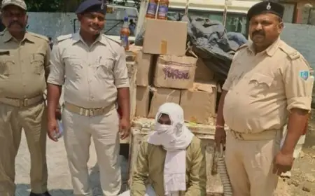 Ulidih Strike: डिमना रोड पर ऑटो से विदेशी शराब का जखीरा बरामद, कुख्यात नीरज गुप्ता का नेटवर्क उजागर, चालक गिरफ्तार