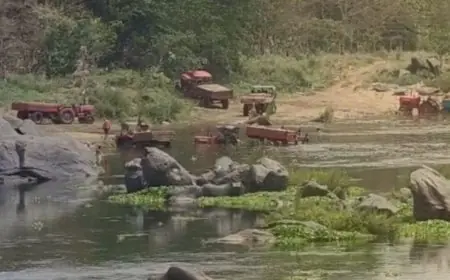 Jamshedpur Sand Mining: जमशेदपुर की नदियों का सीना चीर रहे तस्कर, एमजीएम के कुसतुलिया में दिन-रात अवैध खनन