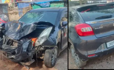 Jamshedpur Crash: कुनाबेड़ा में कार ने दो को रौंदा, एक की मौत और दूसरा TMH में जिंदगी के लिए संघर्षरत, राजनगर थाने पर ग्रामीणों का हल्लाबोल