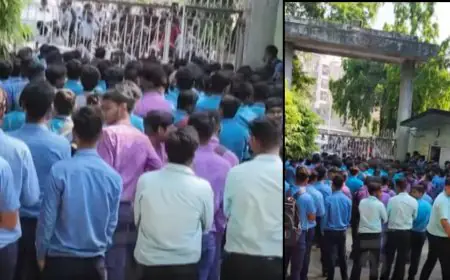 Adityapur Protest: आदित्यपुर IDTR में छात्रों का महासंग्राम, प्लेसमेंट इंचार्ज के ट्रांसफर पर भड़का गुस्सा, संस्थान में कामकाज पूरी तरह ठप