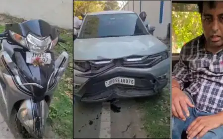 Telco Crash:  टेल्को में तार कंपनी गेट के पास कार से भिड़ी स्कूटी, युवक लहूलुहान होकर सड़क पर गिरा, गर्मी बनी हादसे की बड़ी वजह