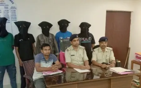 Jamshedpur Crackdown: चापड़ से युवक पर किया हमला, पांच आरोपी गिरफ्तार, भेजा गया जेल