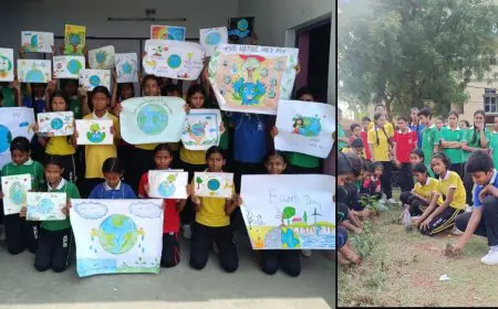 Jamshedpur Go Green: जेवियर पब्लिक स्कूल में धूमधाम से मना पृथ्वी दिवस, बच्चों ने पोस्टर और नृत्य से बढ़ाया उत्साह