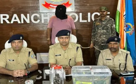 Ranchi Breakthrough: भार्गव सिंह हत्याकांड का 24 घंटे में खुलासा, साजिशकर्ता और शूटर गिरफ्तार
