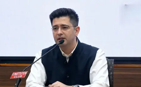 Raghav Chadha Exit: 15 साल बाद AAP को कहा अलविदा, 7 सांसदों के साथ BJP में किया शामिल