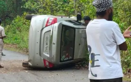 Chaibasa Narrow Escape: तेज रफ्तार कार घाटी में गिरी, थोड़ा और नीचे होता तो बड़ी तबाही