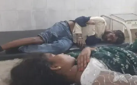 Patmada Hit and Run: शादी में जा रहे दंपति की बाइक को स्कूटी ने मारी टक्कर, पति-पत्नी घायल