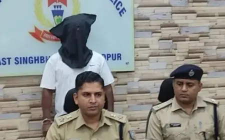 Sidhgora Midnight Catch: रात्रि गश्त के दौरान युवक के पास से देसी पिस्तौल बरामद, आरोपी का पोटका में रहा है अपराधिक इतिहास