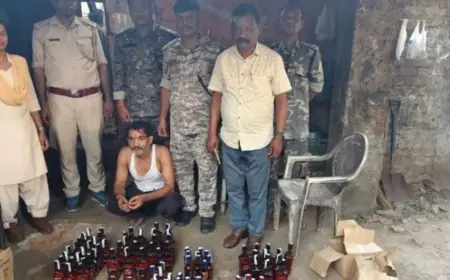 Potka-Bagbeda Raid: उत्पाद विभाग का एक्शन, 26 लीटर अवैध शराब जब्त, एक गिरफ्तार एक फरार