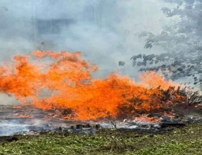Jamshedpur Wood Fire: बुधवार को बुझी थी आग, दबी चिंगारी ने गुरुवार को लकड़ी टाल में फिर मचाई तबाही