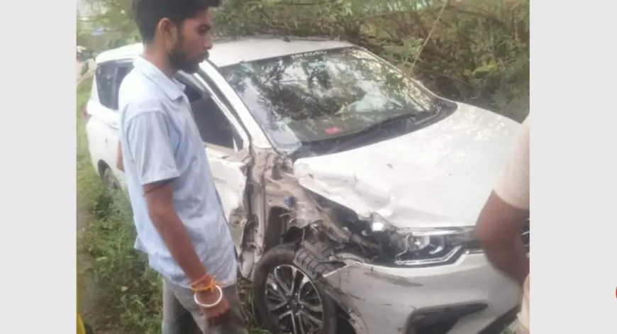 Bodam Accident: बोड़ाम में अनियंत्रित कार और ट्रक के बीच सीधी टक्कर, सड़क किनारे जा घुसे दोनों वाहन