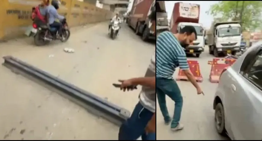 Jamshedpur Nightmare: एलिवेटेड कॉरिडोर से गिरा सैकड़ों किलो का एंगल, कार सवार परिवार बाल-बाल बचा