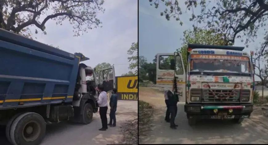 Jamshedpur Crackdown: अवैध स्टोन चिप्स परिवहन कर रहे तीन हाइवा जब्त, DC के निर्देश पर चला बुलडोजर