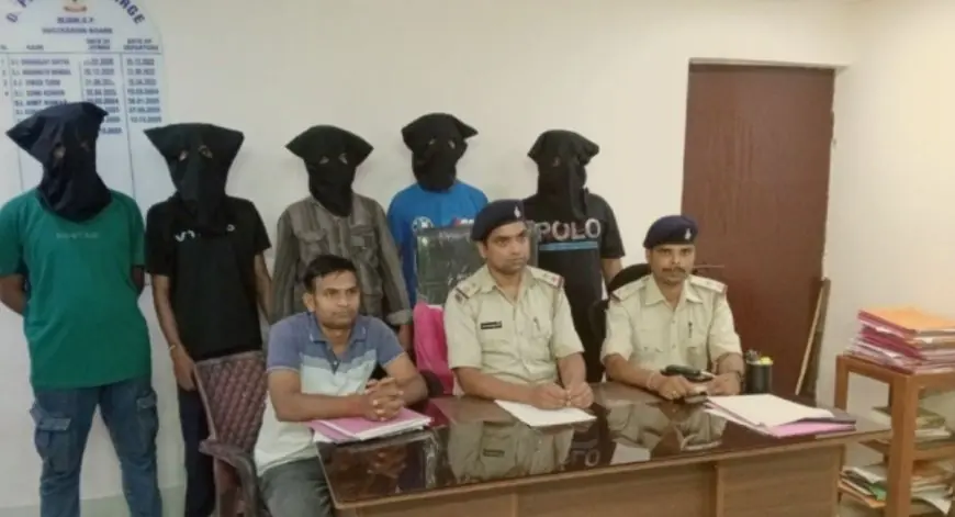 Jamshedpur Crackdown: चापड़ से युवक पर किया हमला, पांच आरोपी गिरफ्तार, भेजा गया जेल