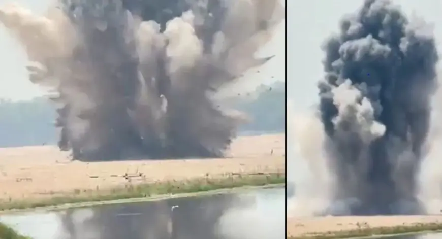 Baharagora Blast: सुवर्णरेखा नदी में मिला WWII का सिलेंडर बम, सेना ने सुरक्षित तरीके से किया निष्क्रिय