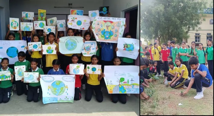 Jamshedpur Go Green: जेवियर पब्लिक स्कूल में धूमधाम से मना पृथ्वी दिवस, बच्चों ने पोस्टर और नृत्य से बढ़ाया उत्साह