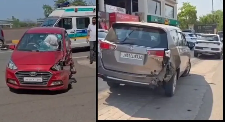 Sonari Rescue: इनोवा और हुंडई की भीषण टक्कर में महिला फंसी, राहगीरों ने साहस दिखाकर बचाया