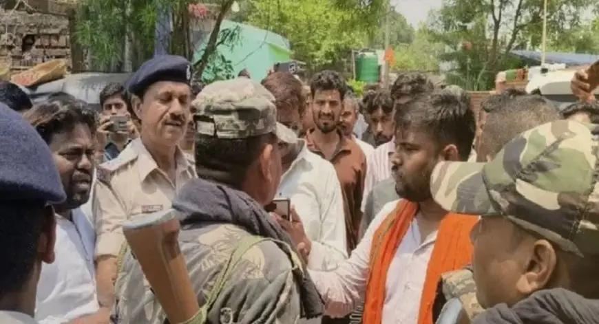 Bagbeda Protest: रेलवे की अतिक्रमण हटाओ मुहिम का विरोध, अधिकारियों से हाथापाई, अभियान स्थगित