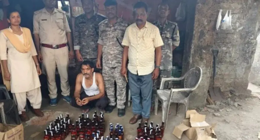 Potka-Bagbeda Raid: उत्पाद विभाग का एक्शन, 26 लीटर अवैध शराब जब्त, एक गिरफ्तार एक फरार