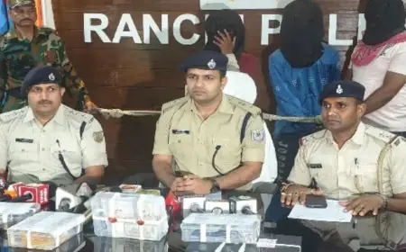 Ranchi Burglary : बंद घर से चोरी का माल खरीदता था धुर्वा का ज्वेलर, 4 गिरफ्तार, 90 ग्राम सोना बरामद