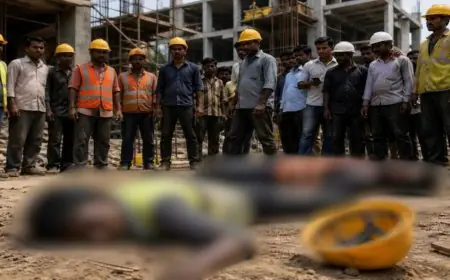 Adityapur Construction Accident: 20 फीट ऊंचाई से गिरे दो मजदूर, एमजीएम अस्पताल में मिली मौत, सेफ्टी गियर पर उठे सवाल