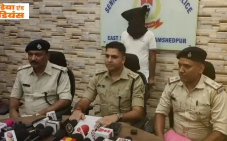 Jamshedpur Gang Arrest: मनीष सिंह गिरोह के करीबी शैंकी गोहिल को पुलिस ने दबोचा, थार व 15 ब्लैंक चेक बरामद