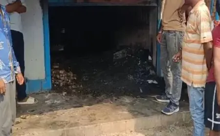 Giridih Store Fire: शॉर्ट सर्किट से जनरल स्टोर में लगी आग, 5 लाख का सामान जला, दुकान मालिक और बेटा झुलसे