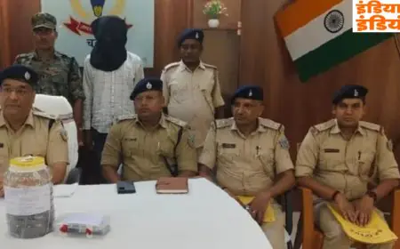 Chatra Bust: बिहार सीमा पर टेंपो से कूदकर भाग रहा था तस्कर, पुलिस ने दौड़ाकर दबोचा, 14.50 लाख की अफीम के साथ दिल्ली का सिंडिकेट फेल
