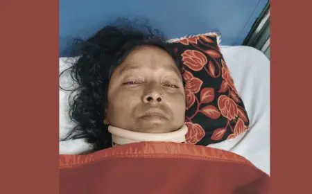 Kamalpur Horror: आधी रात को खुली छत से नीचे गिरीं अमृता महतो, रीढ़ की हड्डी टूटी और नस दबने से टीएमएच में हालत बेहद नाजुक