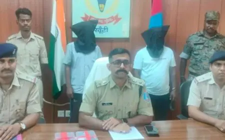 Khunti  ACTION  :  हेरमन होरो गोलीकांड का सनसनीखेज भंडाफोड़, जंगल में गड्ढा खोदकर छिपाया था कट्टा, 'सिपाही' और नन्दू चढ़े पुलिस के हत्थे!