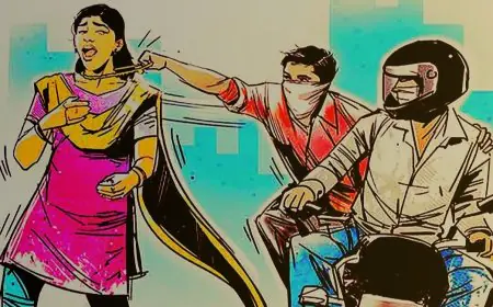 Jamshedpur Snatching : घर के दरवाजे पर खड़ी महिला के गले से सोने की चेन झपटकर उड़ा ले गया बाइक सवार अपराधी!