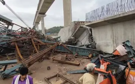 Hamirpur Accident : बेतवा नदी पर निर्माणाधीन पुल का स्लैब गिरने से छह मजदूरों की दर्दनाक मौत, तीन घायल!